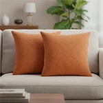Homeroots 588403 20 In. Golden Brown Geometric Throw Pillows - Set Of. Fixed Price $61.46.