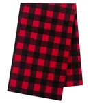 Trend Lab Red & Black Buffalo Check Jumbo Deluxe Flannel Swaddle Blanket X48. Fixed Price $19.00.