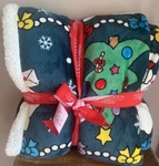 Hello Kitty Christmas Sherpa Blanket Twin Size Holiday Throw Soft Plush. Fixed Price $35.99.