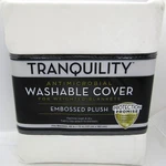 Tranquility Antimicrobial Washable Cover For Weighted Blankets 48 X 72" Ivory. Fixed Price $15.95.