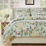 Greenland Home Pavona Cotton Victorian Duvet Cover Set, Twin, Jade. Fixed Price $102.25.