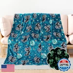 Bororo Twin Size Axolotl Throw Blanket For Bed Couch - Glow The Dark. Fixed Price $54.29.