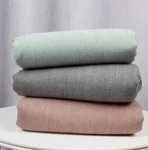 Pack 3 Decorative Herringbone Faux Cashmere Lightweight Throw Blanket 50"X 60". Fixed Price $19.99.