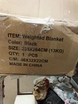 Homesmart King Size Weighted Blanket 20LBS Black. Fixed Price $149.99.