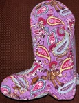 New Vera Bradley Disney Pixar Toy Story Rodeo Paisley Cowgirl Boot Cosmetic Bag. Fixed Price $79.99.