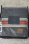 Pendleton Bridger Stripe Wool Throw Blanket 54"X72" Navy Usa Nwt Nip. Fixed Price $155.99.