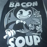 Mad Engine Bendy & The Ink Machine Bacon Soup Throw Blanket Black Plush Cartoon. Fixed Price $26.99.