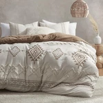 Boho Duvet Cover Set King Size, Beige And Terracotta Color Clash 3 Pieces Mic.... Fixed Price $92.79.