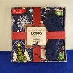 Nwt Crest Mills Plush Throw And Fluffy Socks Set 50X60" Christmas Themed. Fixed Price $24.99.