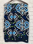 Vera Bradley Cozy Plush Throw Blanket Ink Bold Blues 50X80 Fleece. Fixed Price $32.00.