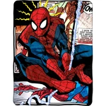 Marvel Comics Spiderman Web Blanket Warm Soft Super Throw 46" X 60''. Fixed Price $31.97.