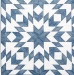 New Pottery Barn Cooper Geometric Table Throw 50 X Blue White. Fixed Price $40.00.