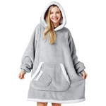 Giggling Getup Wearable Blanket Hoodie For Women - Oversized Flannel Sher.... Fixed Price $34.80.