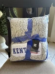 Logo Brands Kentucky Frosty Fleece 159-25F-1 Throw Blanket Size 50X60 New Nwt. Fixed Price $49.95.