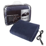 12V Heated Travel Electric Blanket Heater Soft Fleece Navy Blue Car Suv 59"X43". Fixed Price $36.99.