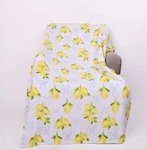 Palmetto Moon, Lemon Bow Flannel Blanket, Micro Plush Throw 52 X 66 Nwt. Fixed Price $33.00.