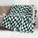 Lomao Throw Blankets Flannel With Checkerboard Grid Pattern Soft Thro.... Fixed Price $33.41.