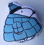 Snoopy Pillow & Throw Set - 40 X 50 Puffy Jacket Winter. Fixed Price $34.95.