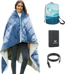Cordless Heated Blanket With 15000MAH Battery, Perfect For Travel & Camping. Fixed Price $197.99.