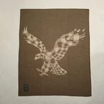 Woolrich American Eagle Aeo Throw Blanket Usa Patriotic Stadium Cabin 46X60. Fixed Price $41.04.