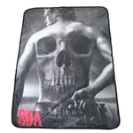 New Sons Of Anarchy Soa Plush Fleece Gift Throw Blanket Jax Skull Back Dvd Cover. Fixed Price $21.46.