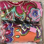 Vera Bradley Xl Throw Blanket Limited 94 66 Pink Swirls Nwt #14811-179 Rare. Fixed Price $129.95.