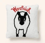 Woolrich Target Sheep Throw Pillow 14X14 Cream Textured Farmhouse Cabin Decor. Fixed Price $24.99.