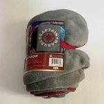 New Captain Marvel Plush Throw/blanket Gray Jay Franco & Sons 46 X 60 Soft. Fixed Price $9.99.