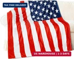 Catalonia American Flag Blanket - Soft & Cozy Usa Patriotic Throw For 4TH Jul. Fixed Price $47.22.