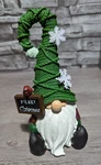 8.25" Merry Christmas Gnome Figurine Holiday Table Shelf Decoration Figure. Fixed Price $17.95.