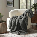 Evergracehome Chunky Chenille Knit Throw Blanket 60 X 80 Charcoal Gray. Fixed Price $89.99.