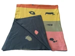 Christian Robinson X Target Nature Lifecycle Reversible Cotton Throw Blanket. Fixed Price $35.00.