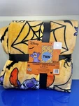 Stitch Halloween Plush Blanket Bats & Spider Web Soft Twin Size (60X90) Disney. Fixed Price $43.99.