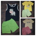 New Boutique Boys Shorts Outfit Set Farm Animals Tractor Chicken Cow Pig Sheep. Fixed Price $10.39.
