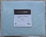 Madison Park Egyptian Cotton Twin Blanket Light Blue. Fixed Price $27.95.