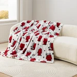 Berkshire Peanuts Ultra Plush Thick Faux Rabbit Fur Snoopy Blanket, Queen Si.... Fixed Price $128.77.