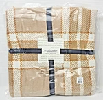 Vera Bradley Throw Blanket Winter Plaid Tan. Fixed Price $48.00.