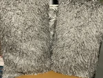 Mina Victoria Design Soft Ribbon Shag Throw Pillow (24X14 ) Gray Set. Fixed Price $29.48.