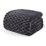 Exclusivo Mezcla King Size Fleece Blanket For Bed, 90X104 Inches Stylish Jacq.... Fixed Price $43.62.