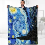 Aimego The Starry Night Throw Blanket - Abstract Country Artistic Print G.... Fixed Price $41.01.