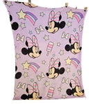 Disney Mini Mouse Fleece Throw Blanket 37X48 Lavender Kids. Fixed Price $13.50.