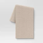 Oversized Recycled Knit Throw Blanket Off-white Threshold: Midweight, Machine. Fixed Price $11.04.