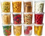 Durahome Deli Food Storage Containers With Lids 32 Oz, Quart Pack Of 24 Leak-p. Fixed Price $30.91.
