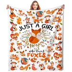 Cute Cat Blanket Animals Pet Pattern Gifts Lovers Soft Flannel 50X40 Inch. Fixed Price $28.09.