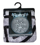 Westworld Official Just Funky Round Maze Fleece Throw Blanket Black Gray 48 In. Fixed Price $19.00.
