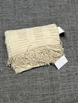 Signature Design By Ashley Mendez Farmhouse Ribbed Throw Blanket, 50 X 60 Inches. Fixed Price $32.00.