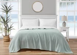 Coastal King Blanket - Luxuriously Soft Cotton Bahama Aqua. Fixed Price $78.99.