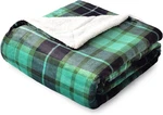 Sochow Sherpa Plaid Fleece Throw Blanket, Double-sided Super Soft Luxurious Bedd. Fixed Price $44.95.