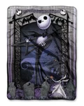 Disney Nightmare Before Christmas Blanket Super Plush Fleece Throw 46" X 60". Fixed Price $29.99.