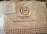 Threadmill Home Linen Herringbone Soft Breathable 100% Cotton Blanket Full/queen. Fixed Price $89.99.